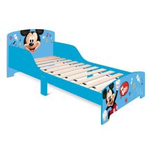 Disney Mickey Mouse Lettino Per Bambini 70x143x60cm Con Sponde Di Sicurezza - Ideale Dai 3 Anni