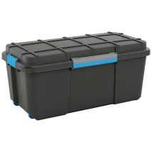 Kis Scuba Box 80 L, Rangement, Noir, 78 X 39,5 X 35 Cm