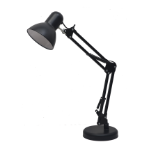 Lampada da scrivania NEXA nera 1xE27 – Design classico e regolabile – Illuminazione versatile per ufficio e studio