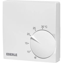 Termostato ambiente Eberle RTR-S 6121-1 – 131110151100 – Design elegante e sottile – Potenza di commutazione 5 A – Compatibile con riscaldamento a 