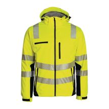 Giacca Softshell Invernale Alta Visibilità Taglia M Giallo-nero Asatex