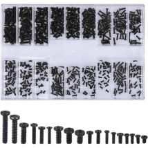 Kit Di Viti Da 500 Pezzi, Viti A Testa Svasata, Micro Viti, Kit Di Attrezzi Per Riparazioni Di Computer, Occhiali, Orologi, Gioielli, Facile Da 