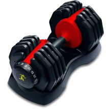 Centurion Supports Urban25 Single Home Fitness Black Red Adjustable Smart Dumbbell From 2.5kg Upto 25kg Training Weights