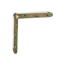 MICEL – Ángulo de refuerzo 60x60x19mm – Acero inoxidable bicromatado – 100 unidades – Ideal para carpintería y bricolaje