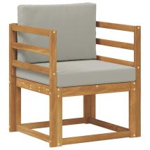 Maison Exclusive - Outdoor-sofa Massives Akazienholz Und Polyeste