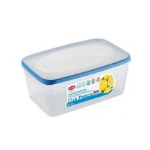 Contenedor rectangular L 15x10 cm altura 6 cm plástico reciclable – apilable y hermético