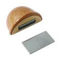 Buttée porte en bois autoadhésive – 48 x 36 x h-25mm – Chêne – Matières, Forme, Mode de fixation, Quantité par pack, Finition métal