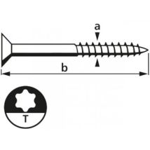 Viti Per Legno Suki Wood Screws Plus Acciaio Inox 4.5x40 Mm Confezione 50
