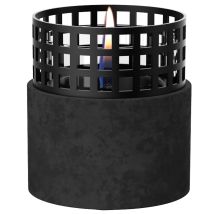 Candela Signal Hill Nero Da Tavolo Outdoor Ricaricabile Con Liquido Tenderfuel