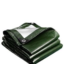 Mumu - Momo Ultra-resistant Outdoor Tarpaulin (2m X 5m) - Waterproof And Multifunctional For Shelters, Garden Furniture, Wood - Green