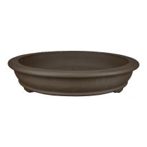 Vaso Per Bonsai Rotondo In Gres 72x72x16 Cm - L35a