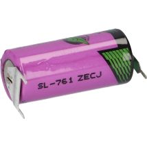 Tadiran - Lithium 3,6v Batterie Sl 761/pt 2/3aa - Zelle 1/2 Pin +/--