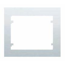 Cornice 1 elemento BJC Iris bianco 85x84 mm – Installazione verticale – Colori disponibili: bianco, beige, oro, acciaio, rosso rubino