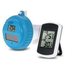 Kabelloses Pool-thermometer, Schwimmendes Pool-thermometer Mit Lcd-display, Wassertemperatur-messung, Spas, Whirlpools, Aquarium, Fischteiche, 