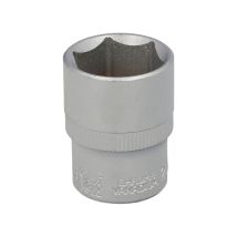 Wolfpack – Llave Vaso 1/2" Hexagonal 22 mm – Acero al Cromo Vanadio – 6 Caras – Moleteado – Cumple con Normativa DIN 3124
