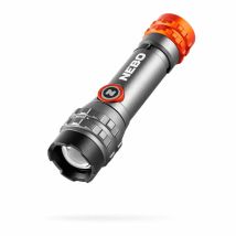 Davinci 450L Flex – Torcia LED Ricaricabile – 450 lm – IPX4 – Zoom 6x – Grigio scuro, Nero, Arancio
