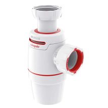 Wirquin - 30722158 30722158-sifone Per Lavabo Neo Air D32, Colore: Bianco, 32 Cm