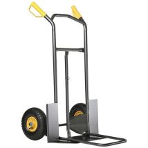 Haemmerlin Sackkarre Rollax 946 – Tragkraft 200 kg – Feste Schaufel 157 x 400 mm – Klappbare Schaufel 428 x 335 mm – Ø Räder 260 mm