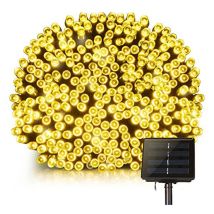 Yogi Solar Lichterkette 16,3 m – 200 LEDs – IP44 spritzwassergeschützt – Ideal für Hochzeiten und Außenbereich