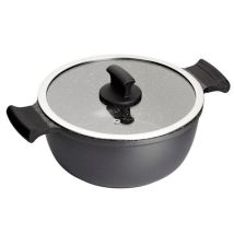 Cacerola Con Tapa Inoxibar Absolut Negro