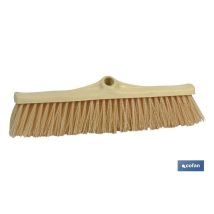 Cofan – Spazzola industriale 50 cm imitazione miglio – Larghezza 50 cm, Ø 28 mm – Accessori per la pulizia