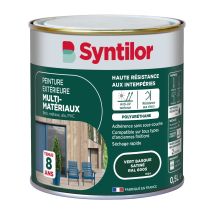 Syntilor - Vernice Multimateriale Per Esterni Satinata Verde Basco 0,5 L