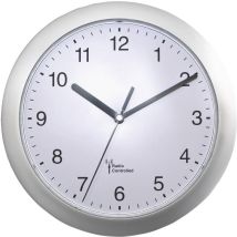 Eurotime 56787 Radiocontrollato Orologio Da Parete 25 Cm X 38 Mm Argento