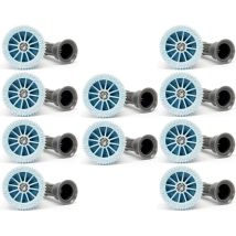 Global Network - Pack 10 Boquilla Ajustable Tobera 6a Hunter, Alcance 1,801 M, Ángulo Ajustable, Difusores De Riego