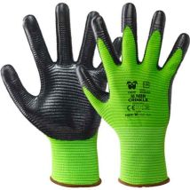Professioneller Handschuh „nbr Crinkle“ Schwarz Größe 10