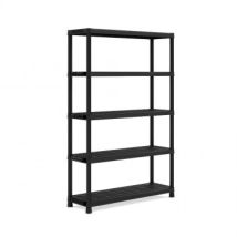 Modulares Kunststoffregal Mit 5 Fachböden Cm 120 X 40 X 187 H