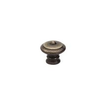 Chrisligne - Pomello Per Mobile Rustico In Zama Oro Vecchio H.30 X L.30 X P.27 Mm