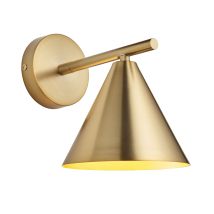 Applique Industriale Regolabile Ottone Antico E14 Endon Cape