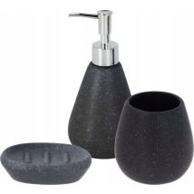 Kit Accesorios Baño Bathroom Solutions Beige Cerámica