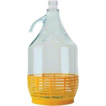 Dama bocca filettata in vetro mezzo bianco – Capacità 5LT – 6 pezzi – Arredo casa – Buystar