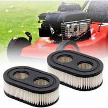 2 Pièces Filtre À Air Tondeuse À Gazon. Filtre À Air Pour Briggs & Stratton 798452 Et 5432 Pièces De Moteur. Filtre À Pelouse Convient Pour Le Jardin