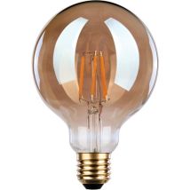 Ampoule Led Globe À Filament Déco - Xxcell - E27 - 7 W - 600 Lm - 2200 K - D. 95 Mm - Fumée