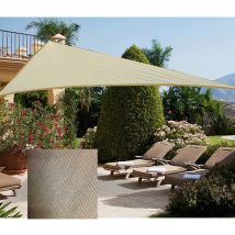 Garden Deluxe Collection - Triangular Shadow Sail 300x300x300cm Amalfi Garten Deluxe Kollektion - White - White