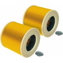 2 Filtri A Cartuccia Per Aspirapolvere Compatibili Con Kärcher Wd 2200, Wd 2500 M, Wd 3.200, Wd 3.300 M Wd 3.500 P