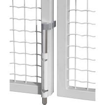 Locinox - Stangenriegel Vsf Mit Achse/flansch, Länge 490 Mm, Stahl Verzinkt