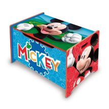 Cassapanca Portagiochi Mickey Mouse Disney – 8430957140054 – Colorata e divertente, facile da montare – 80cm, Legno, 40cm, 50cm