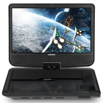 9-zoll-dvd-player, Tragbar, Mit Halterung, Schwarz