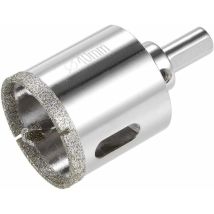 Diamantbohrer, Glaslochsäge, Bohrer, Mittelführungsbohrer Für Glas, Keramikfliesen, 40 Mm