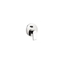Grifo monomando empotrado para ducha con desviador - Línea Artic - Negro mate - Cartucho cerámico 35 mm