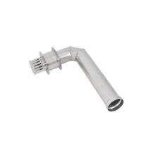 Unbekannt - Stainless Steel Evacuation Set With Wall Bushing, 90 Mm Connection For The Ttulpe Indoor B-6 Theflu007