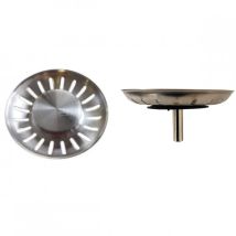 Franke Spundlochkorb – Edelstahl – Durchmesser 84 mm – 25 bis 38 mm – Automatische Entleerung