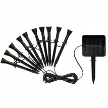 10er Pack Mini Solarstrahler Sticky 6m