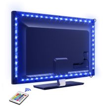 Np Striscia 30 Led Rgb Usb Per Retro-illuminazione Tv A++ - Techly