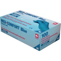 Einw-handsch.med Comfort Blue Taglia L Blu Nitrile 100 Pezzi/scatola