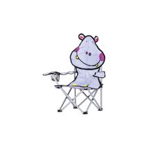 Poltrona Pieghevole Per Bambini Hippo 33 X 33 X H63 Cm - Seduta H22