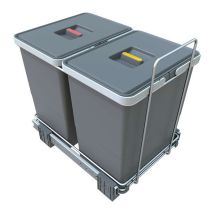 Ecofil - Cestino Integrato, Diviso, 36 L Pf01 34b2 - Elletipi